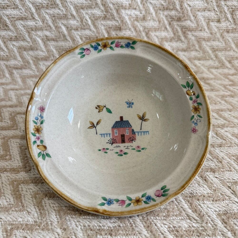 Vintage International China Stoneware HEARTLAND Cereal Bowl